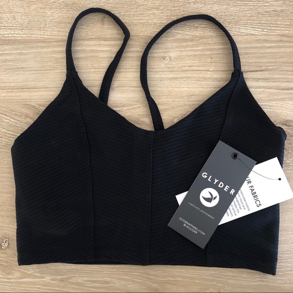 🔥 SALE Glyder Charge Bra in Black Size XS NWT - Picture 2 of 5